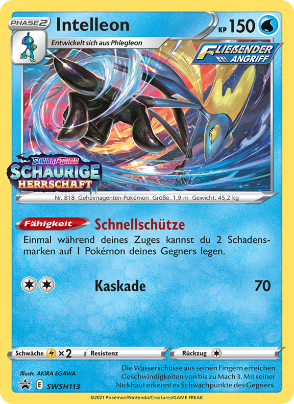 Intelleon SWSH113 — Sword & Shield Promos (German Pokémon TCG card)
