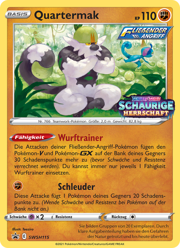 Quartermak SWSH115 — Sword & Shield Promos (German Pokémon TCG card)