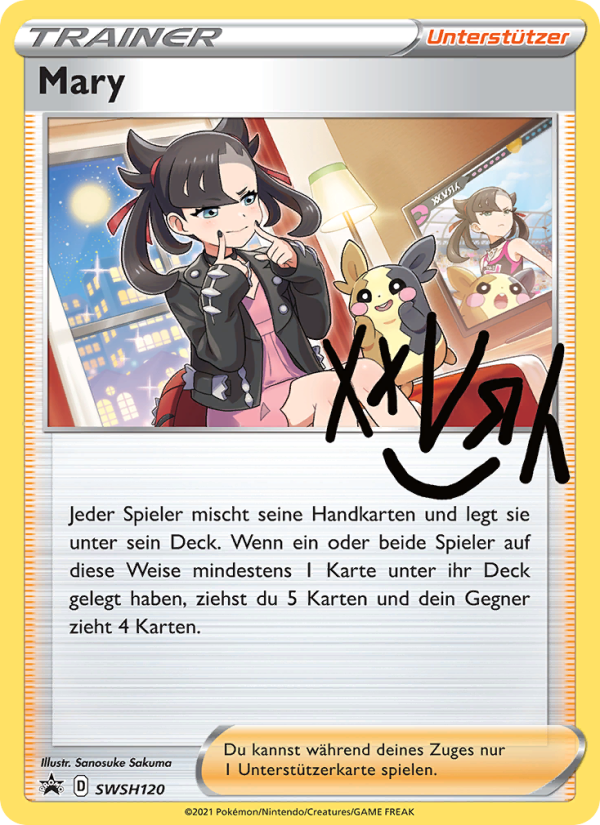 Mary SWSH120 — Sword & Shield Promos (German Pokémon TCG card)