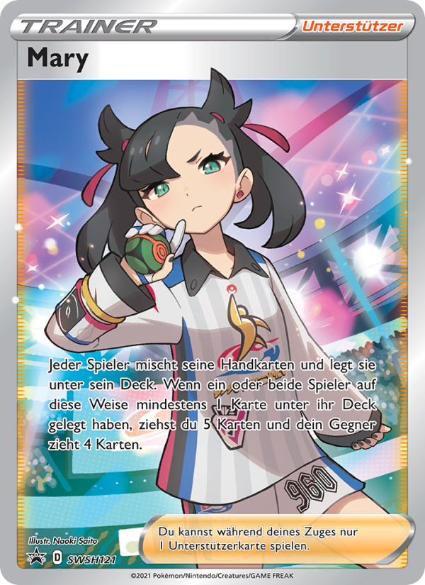 Mary SWSH121 — Sword & Shield Promos (German Pokémon TCG card)