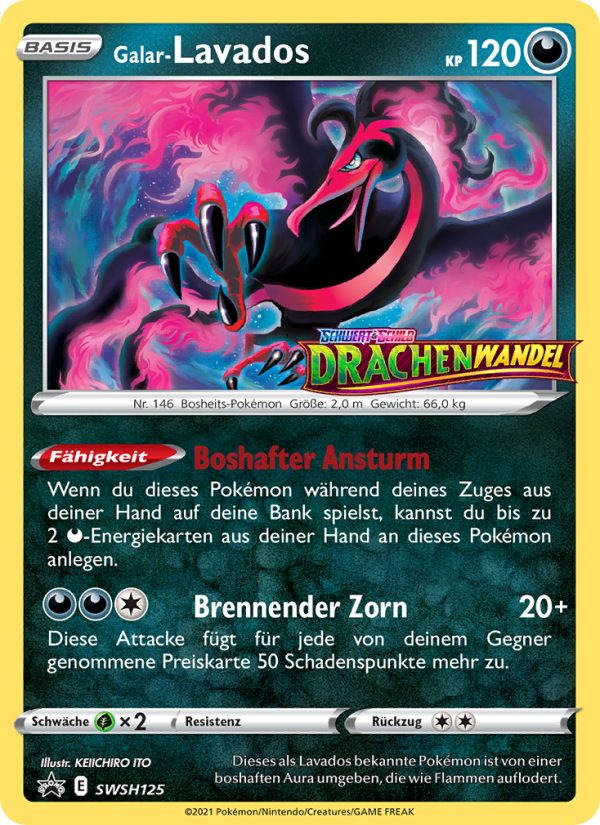 Galar-Lavados SWSH125 — Sword & Shield Promos (German Pokémon TCG card)