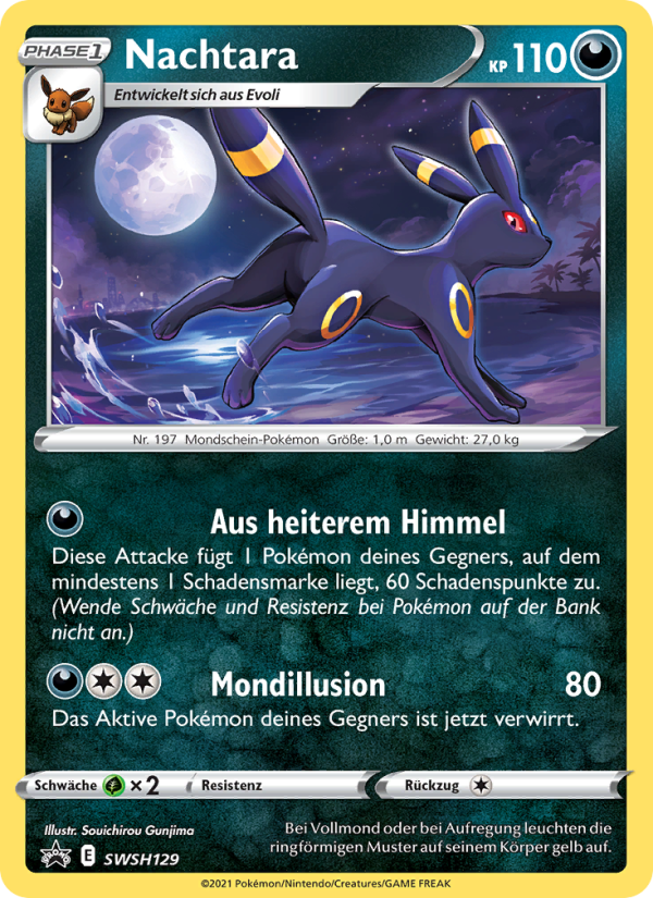 Nachtara SWSH129 — Sword & Shield Promos (German Pokémon TCG card)