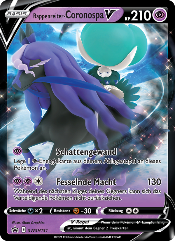 Rappenreiter-Coronospa V SWSH131 — Sword & Shield Promos (German Pokémon TCG card)