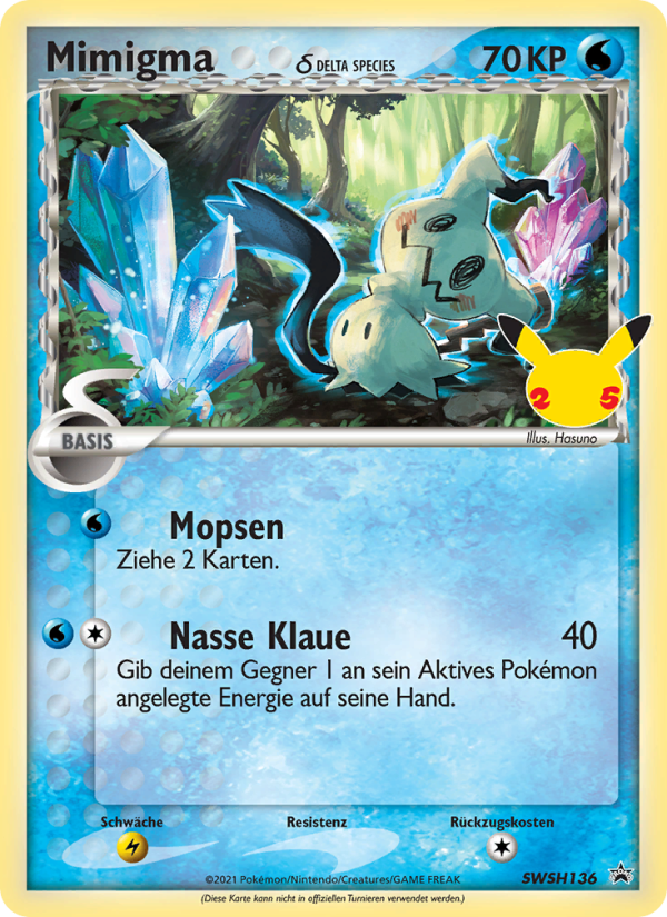 Mimigma SWSH136 — Sword & Shield Promos (German Pokémon TCG card)