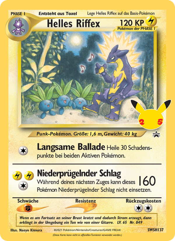 Helles Riffex SWSH137 — Sword & Shield Promos (German Pokémon TCG card)