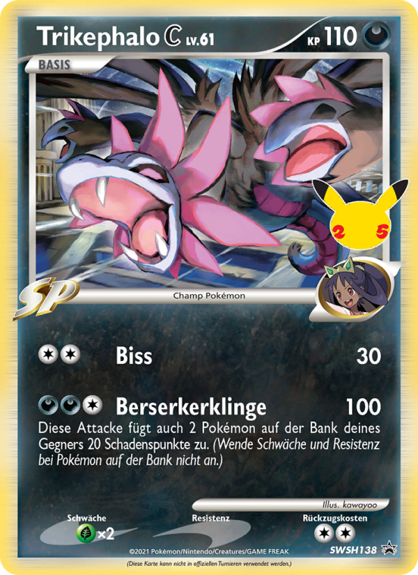 Trikephalo C SWSH138 — Sword & Shield Promos (German Pokémon TCG card)