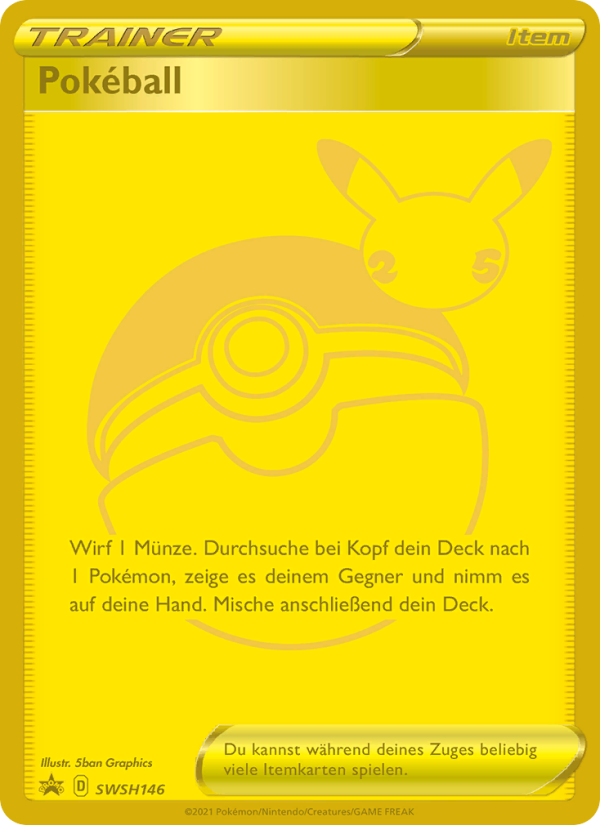 Pokéball SWSH146 — Sword & Shield Promos (German Pokémon TCG card)