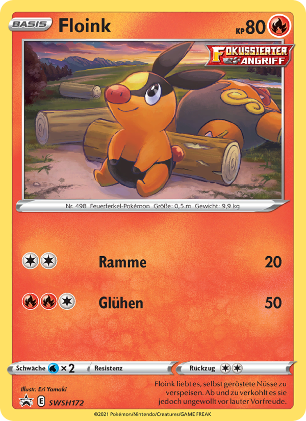 Floink SWSH172 — Sword & Shield Promos (German Pokémon TCG card)