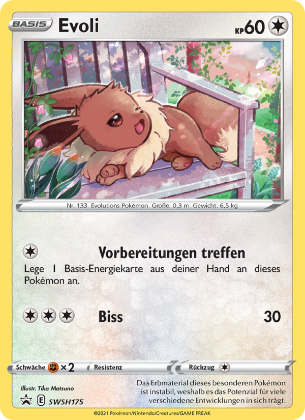 Evoli SWSH175 — Sword & Shield Promos (German Pokémon TCG card)