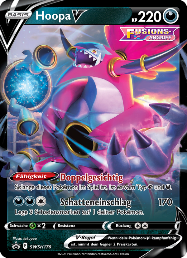 Hoopa V SWSH176 — Sword & Shield Promos (German Pokémon TCG card)