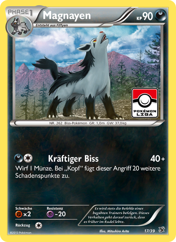 Magnayen 17 — Kalos Starter Set (German Pokémon TCG card)