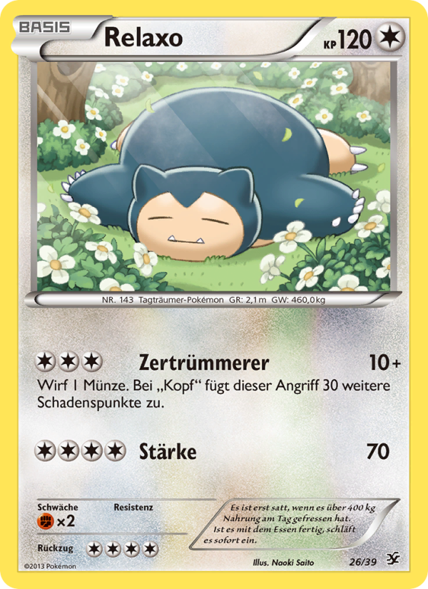 Relaxo 26 — Kalos Starter Set (German Pokémon TCG card)