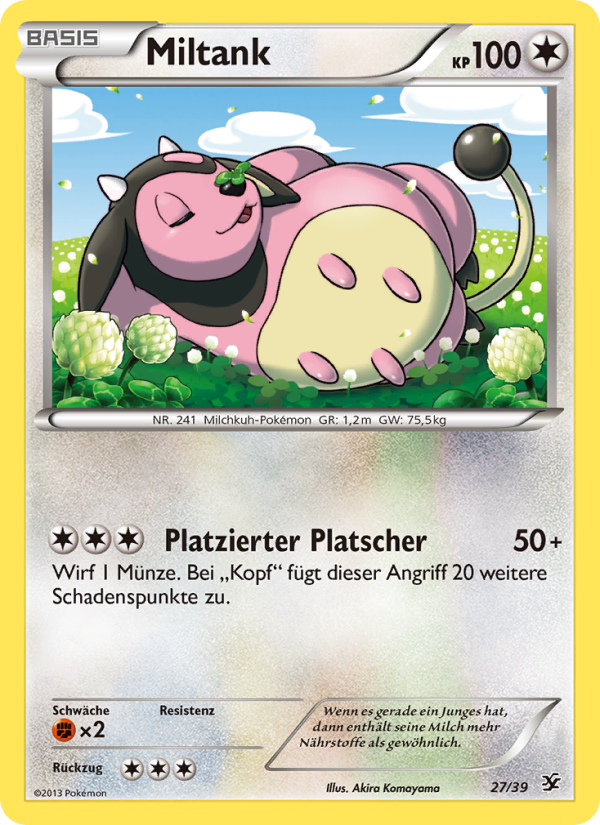 Miltank 27 — Kalos Starter Set (German Pokémon TCG card)