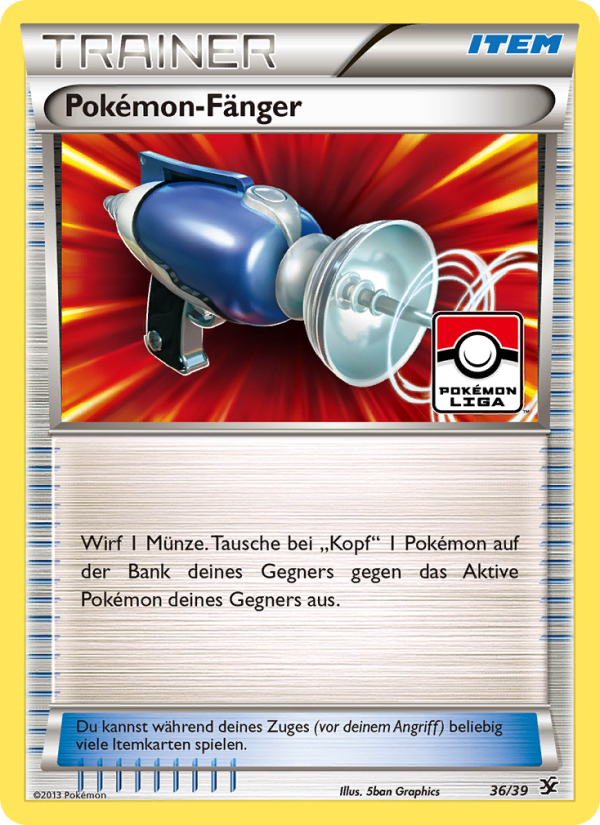 Pokémon-Fänger 36 — Kalos Starter Set (German Pokémon TCG card)