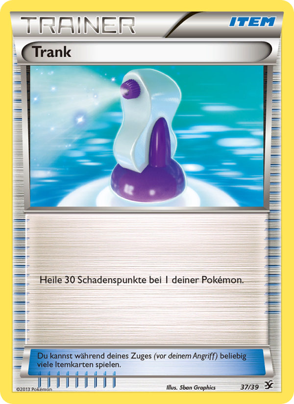 Trank 37 — Kalos Starter Set (German Pokémon TCG card)