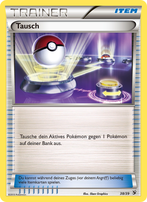 Tausch 38 — Kalos Starter Set (German Pokémon TCG card)