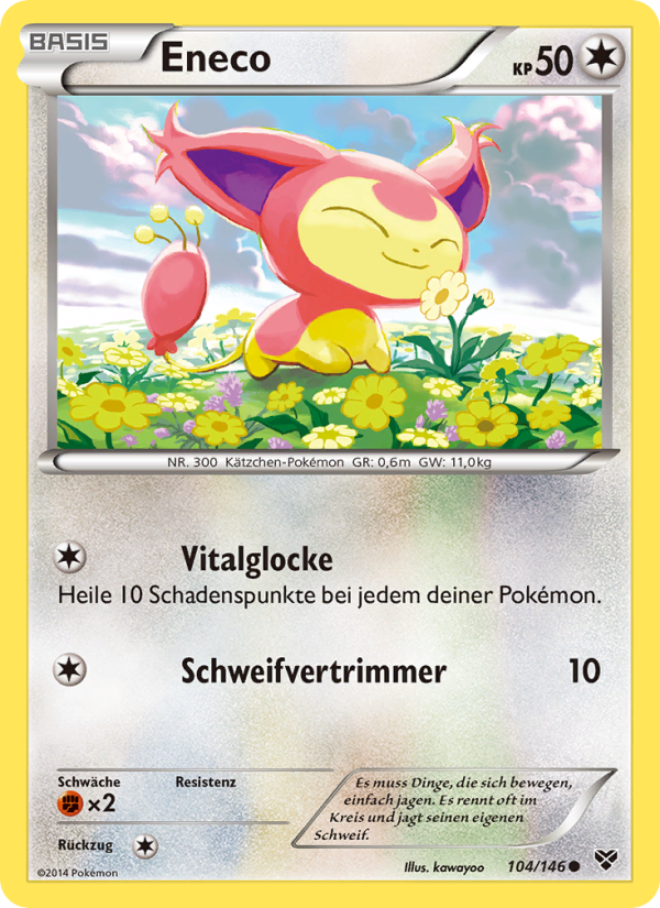 Eneco 104 — XY (German Pokémon TCG card)