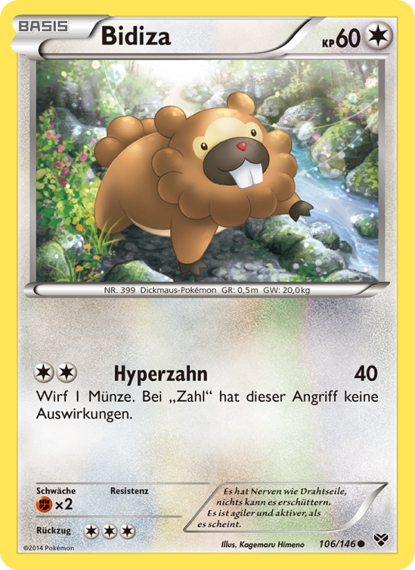 Bidiza 106 — XY (German Pokémon TCG card)