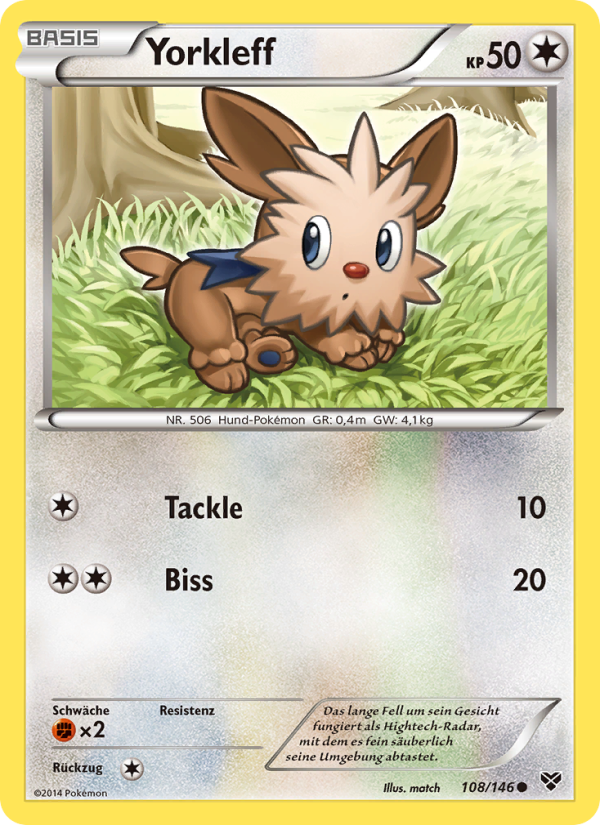 Yorkleff 108 — XY (German Pokémon TCG card)