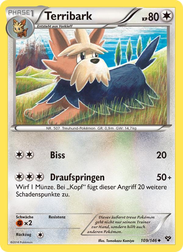Terribark 109 — XY (German Pokémon TCG card)
