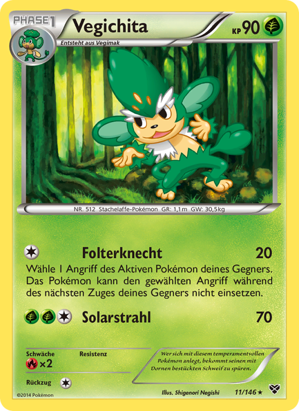 Vegichita 11 — XY (German Pokémon TCG card)