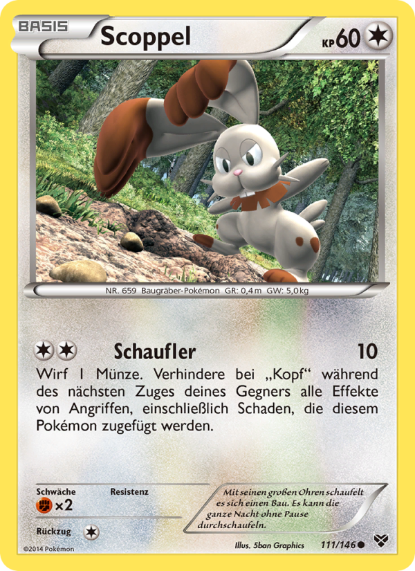 Scoppel 111 — XY (German Pokémon TCG card)