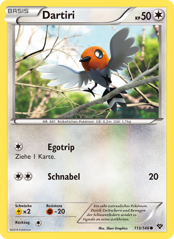Dartiri 113 — XY (German Pokémon TCG card)