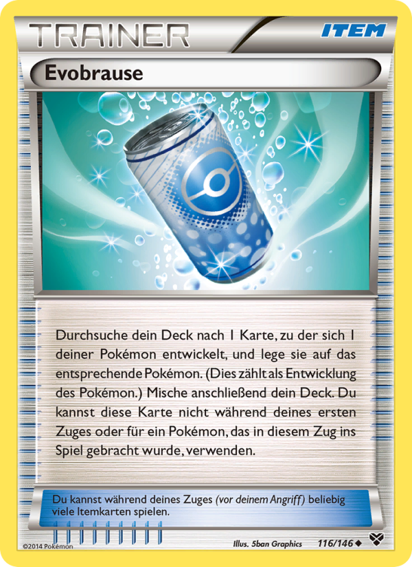 Evobrause 116 — XY (German Pokémon TCG card)
