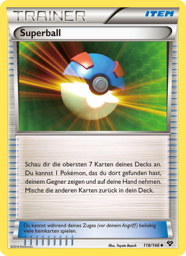Superball 118 — XY (German Pokémon TCG card)