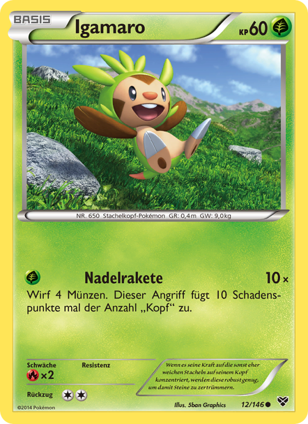 Igamaro 12 — XY (German Pokémon TCG card)