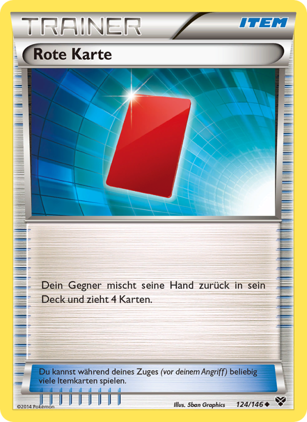 Rote Karte 124 — XY (German Pokémon TCG card)