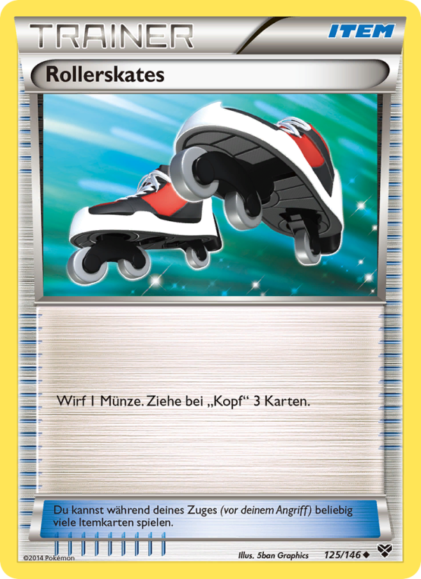 Rollerskates 125 — XY (German Pokémon TCG card)