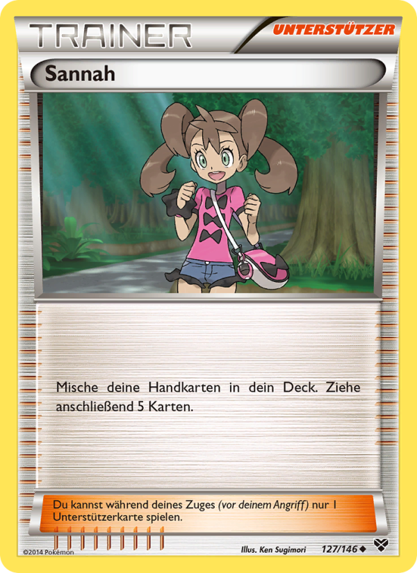 Sannah 127 — XY (German Pokémon TCG card)