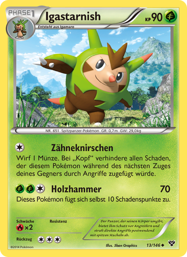 Igastarnish 13 — XY (German Pokémon TCG card)