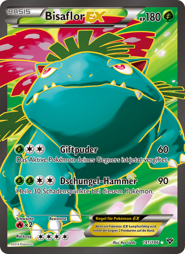 Bisaflor EX 141 — XY (German Pokémon TCG card)