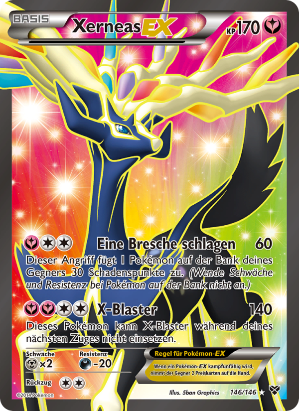 Xerneas EX 146 — XY (German Pokémon TCG card)