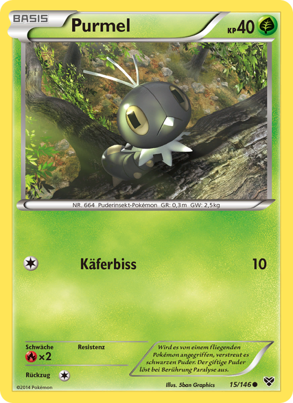 Purmel 15 — XY (German Pokémon TCG card)