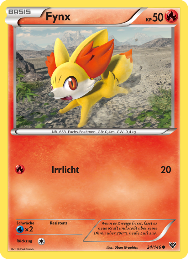 Fynx 24 — XY (German Pokémon TCG card)