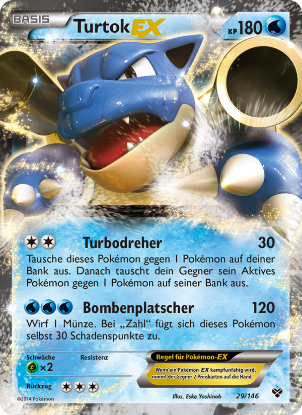 Turtok EX 29 — XY (German Pokémon TCG card)