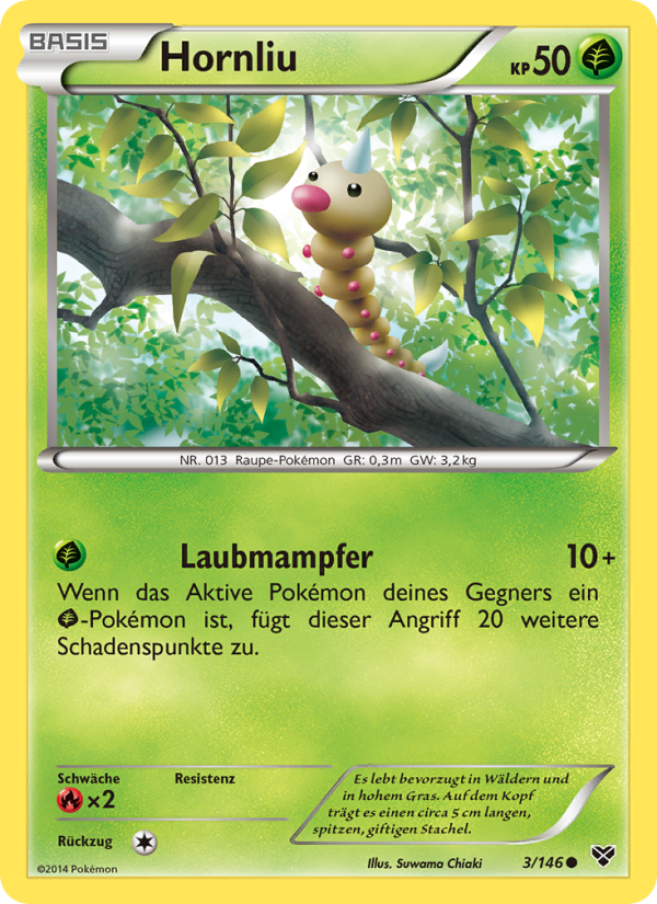 Hornliu 3 — XY (German Pokémon TCG card)