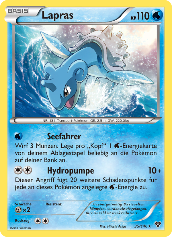 Lapras 35 — XY (German Pokémon TCG card)