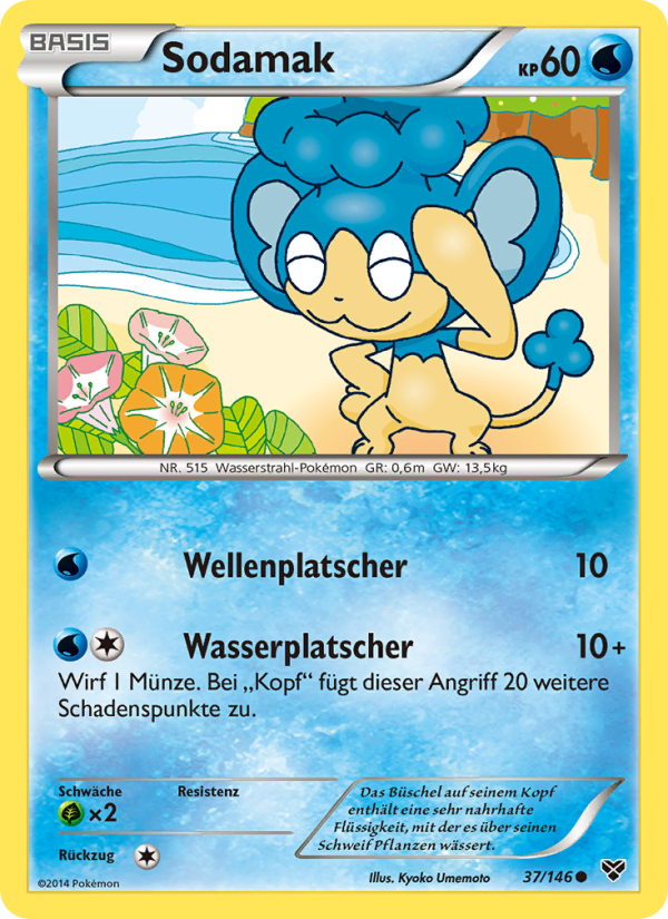 Sodamak 37 — XY (German Pokémon TCG card)