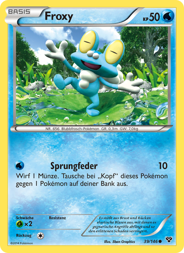Froxy 39 — XY (German Pokémon TCG card)