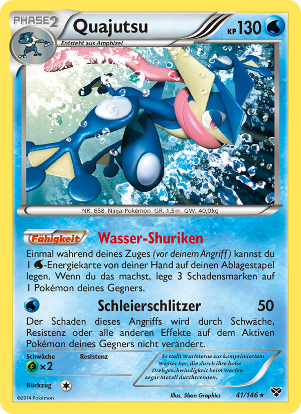 Quajutsu 41 — XY (German Pokémon TCG card)