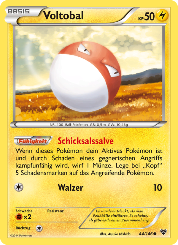 Voltobal 44 — XY (German Pokémon TCG card)