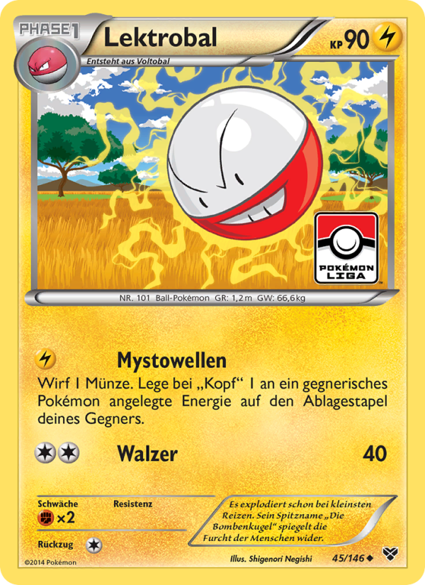 Lektrobal 45 — XY (German Pokémon TCG card)