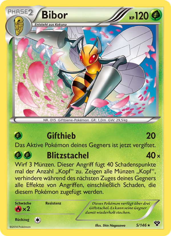 Bibor 5 — XY (German Pokémon TCG card)