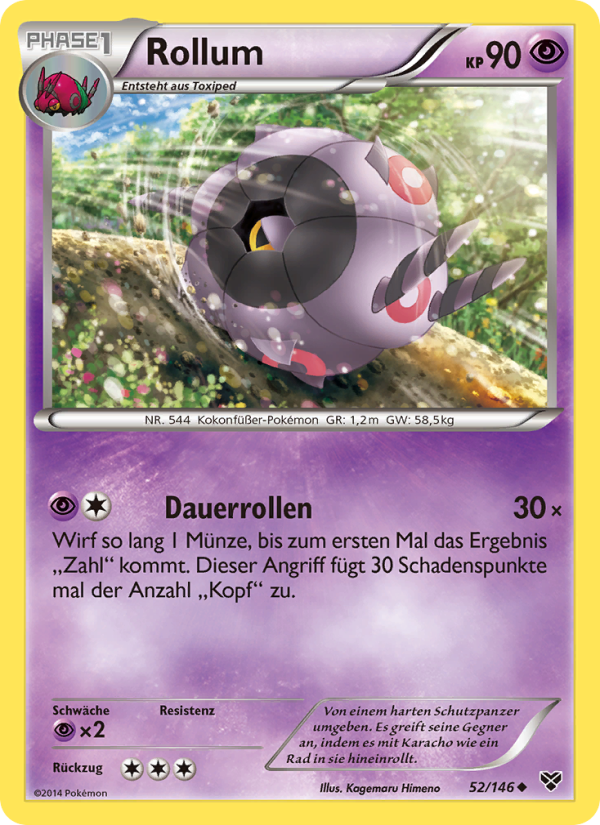 Rollum 52 — XY (German Pokémon TCG card)