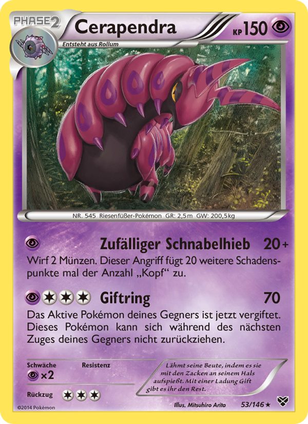 Cerapendra 53 — XY (German Pokémon TCG card)