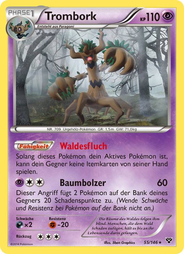 Trombork 55 — XY (German Pokémon TCG card)
